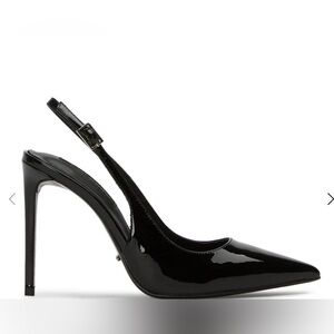 Tony Blanco Asti black patent Glossy Black Stiletto Heels